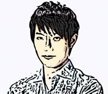 「昼海大吉の表名義と思われる室元気」の顔イラスト